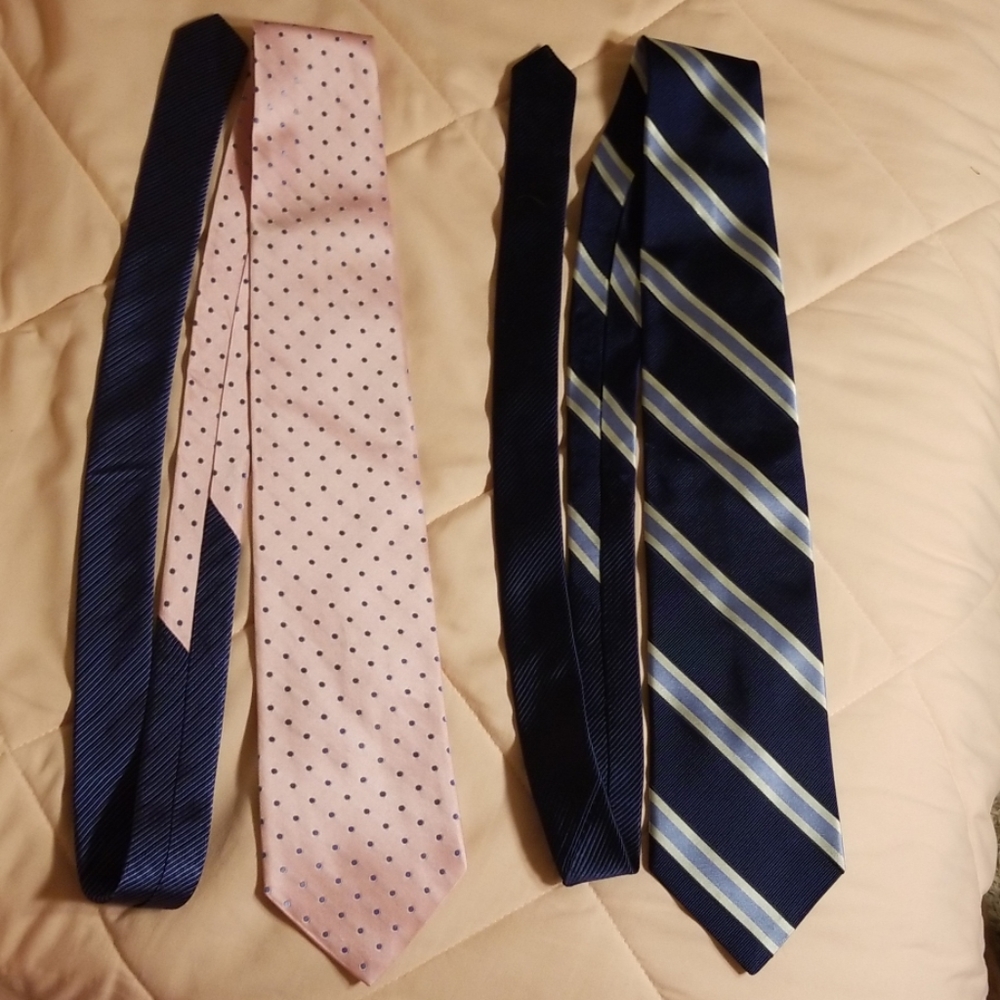 Tommy Hilfiger lot of two 100% silk ties